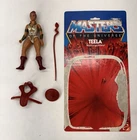 Vintage 1982 MOTU Teela Action Figure w/ Weapon, Card Back