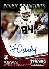 2021 Panini Chronicles Draft Picks #TS-FDB Frank Darby Threads Rookie Auto E1