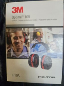 3M Peltor Optime H10A Over-the-Head Earmuffs Hearing Protection NRR 30 New