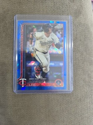2025 Topps Chrome Update Sapphire #USC6 Brooks Lee RC Debut Twins