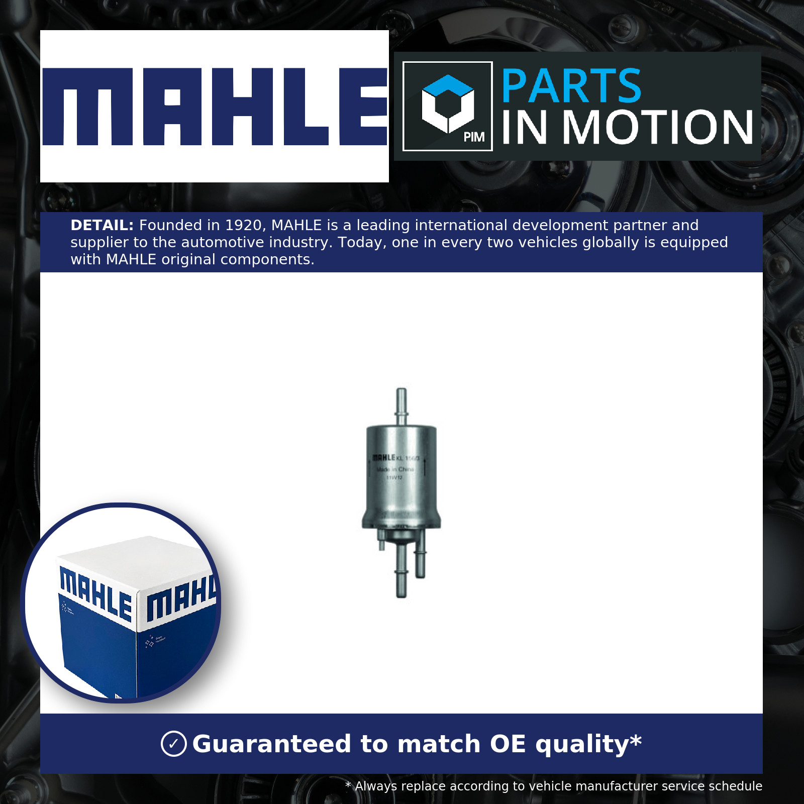 4x ✅Fits FILTRY KNECHT / MAHLE KL 156/3 FUEL FILTER Audi, Skoda, VW ⭐UK Seller⭐ - Image 2