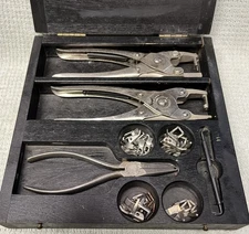 Vintage Bell System 1001A TOOL KIT Wood BoxTelephone Repairman Lineman Crescent 