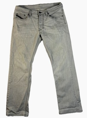 Men's Diesel Jeans ORZ42 STRETCH Larkee Button Fly Gray 32x30 Preppy Made in USA