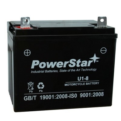 Power Star ML-U1 12V 250CCA Battery for Exmark Lazer Z S 52 Lawn Tractor