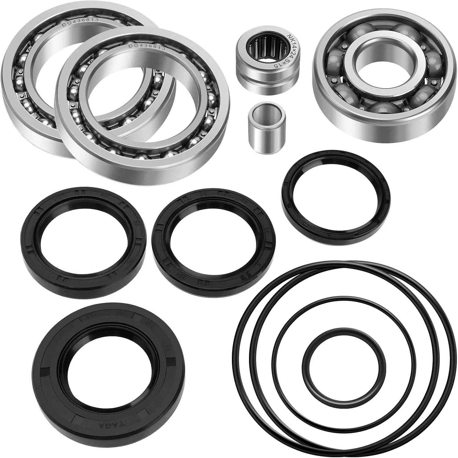 Rear Differential Bearings Seals Kit for FourTrax 300 TRX300 TRX300FW 2x4 4