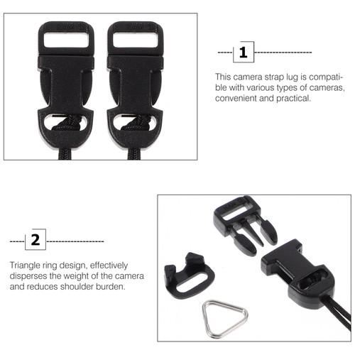 Camera Strap Buckle Heavy Duty Quick Release Lanyard Connectors Lug Protector - Bild 7 von 12