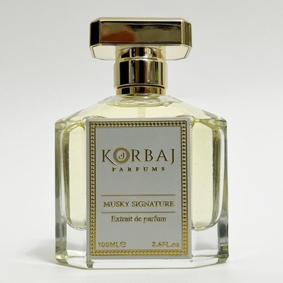 KORBAJ PARFUMS Musky Signature - Arabian Perfume for 3.4 Fl Oz (Pack of 1) 