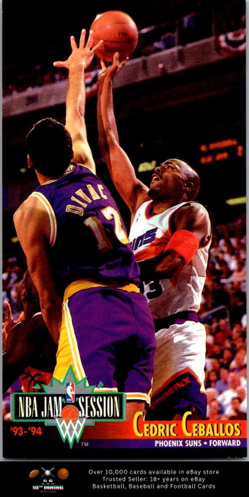 1993-94 Jam Session BASKETBALL #175 Cedric Ceballos