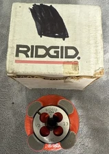 NOS VINTAGE RIDGID TOOLS BOLT THREADER DIE HEAD 1/2” 13 UNC 00-RB USA    READ