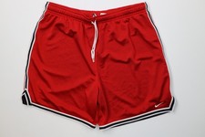 Vintage Y2K Nike Mens Medium Travis Scott Mini Swoosh Above Knee Shorts Red