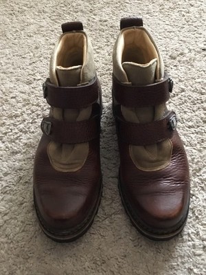 Dirndl + Bua Bergwanderstiefel Lederriemen Alpin Größe UK 5 EU 39 sehr guter Zustand