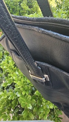 Coach Black Leather Tote Bag Large