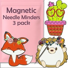 Needle Minders Set Set 3 Pack assorted Animals sewing accessory