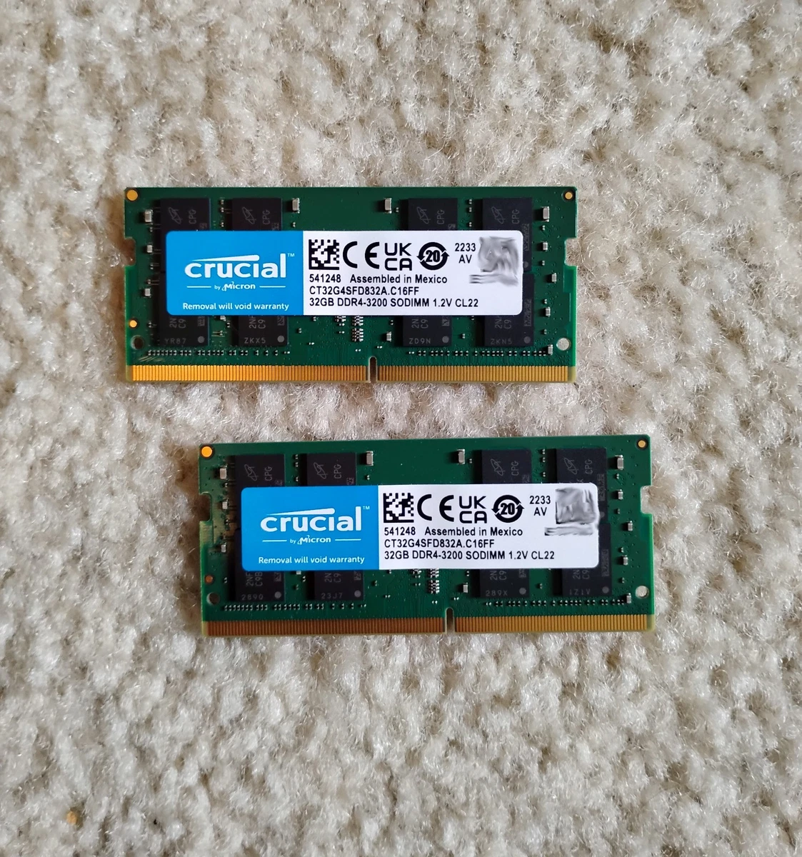 32GB SO-DIMM Computer DDR4 SDRAM for sale - eBay