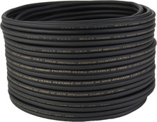 100ft 14 Gauge Speaker Wire Cable   Oxygen Free Copper, Black Audio Wire