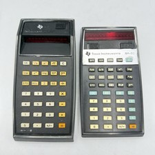 Vintage Texas Instruments TI SR-50  SR-16 Calculators PARTS AS IS