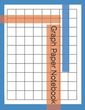 Graph Paper Notebook: 1 Inch Squares 100 Pages, Thick Solid Lines, Large, 8.5 x