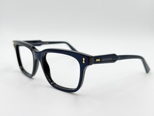GUCCI FRAME ONLY RX GG1265O 005 Satin BLUE AUTHENTIC ITALY