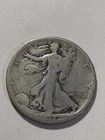 1918 S Walking Liberty Half Dollar 90% Silver Circulated FINE N554