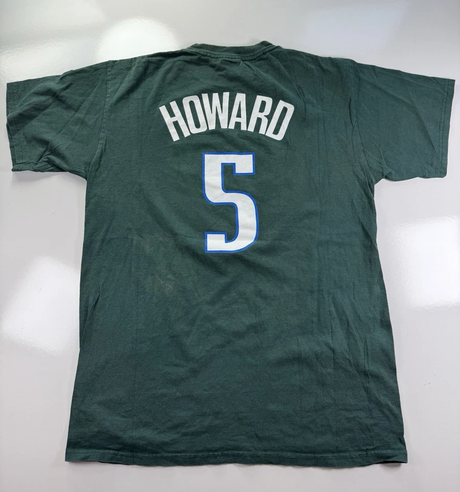 Camiseta De Colección Dallas Howard #5 Mavericks Talla L Majestuosa Verde Desvanecimiento Logo Camiseta Foto 2 de 4
