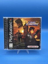 Time Crisis (Sony PlayStation 1, PS1 1995)  Black Label Manual & Case With Reg.