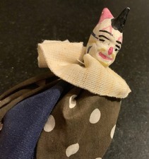 VTG Handmade Clown Puppet