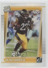 2021 Panini Clearly Donruss Rated Rookie Holo Silver 5/10 Najee Harris #60 16vm