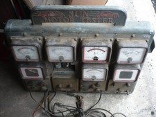 Vintage  Sun Motor Tester Master For Parts Or Restore Free Shipping