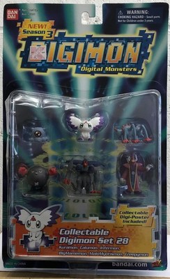 Digimon Digital Monsters Collectible Set 28 Season 3 Kuramon Bandai Sealed