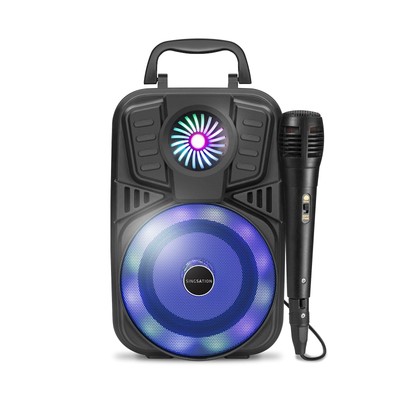 Karaoke Machine, 5.0 Portable Bluetooth 4'' Speaker Dynamic Loudspeaker, Ultim...