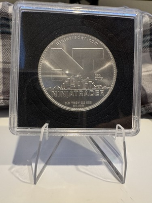 #ad #ad 0.5 Troy Oz 999 Silver Round Coin Ninja Trader Logo $44.98
