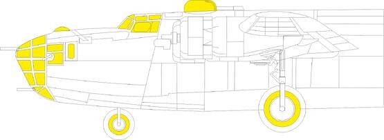 Eduard EX1102 1/48 B-24D TFace Mask for Hobby Boss