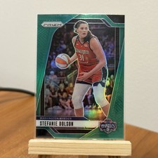 2024 Panini Prizm WNBA Stefanie Dolson Green Prizm #34 Washington Mystics