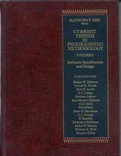 Current Trends in Programming Methodology, Vol. 1: Software Specification an...
