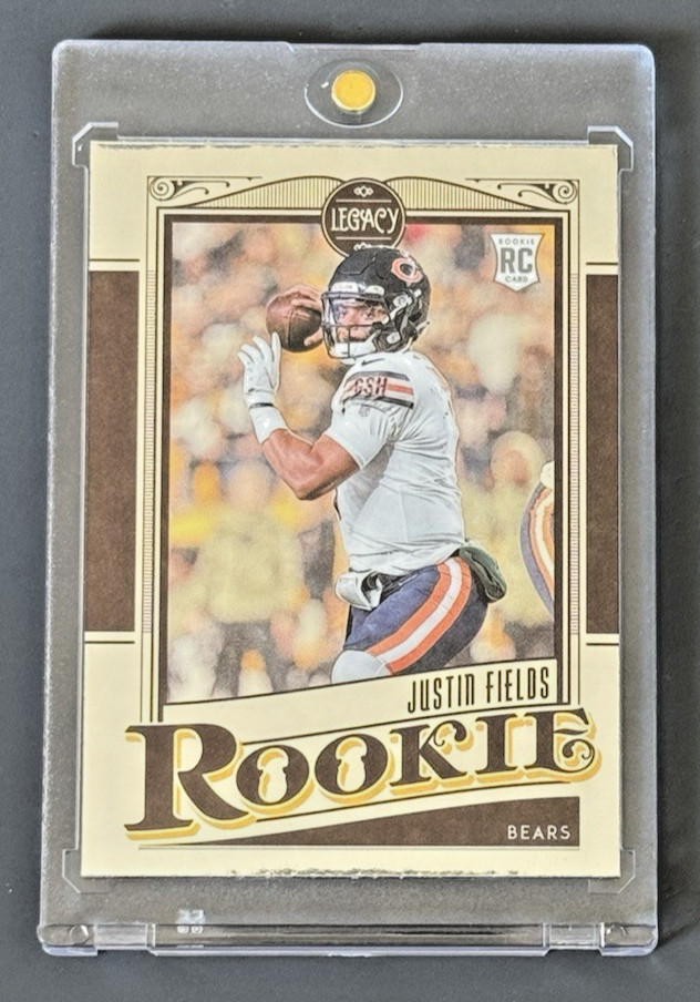 2021 Panini Chronicles Justin Fields #216 Legacy Update Rookies Chicago Bears