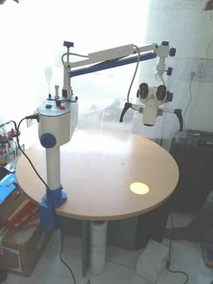 3 Step Surgical Portable Operating Microscope Ophthalmic in luggage Bag Packing