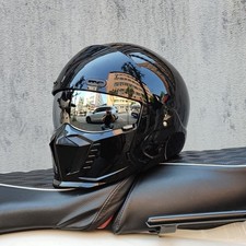 Retro Motorcycle Helmet ABS Lightweight Full Coverage Racing Motorbike Helmets