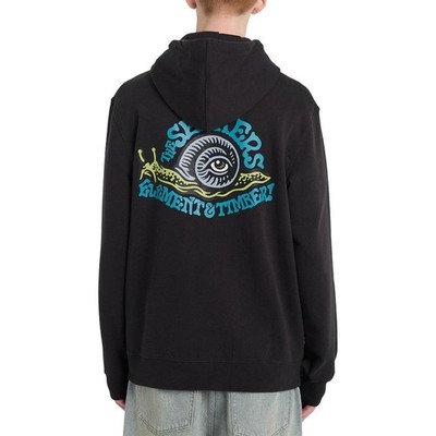 Element Herren Pullover Hoodie Schnirkelschnecke Off Black Schwarz Baumwolle