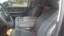 Clazzio Pvc Leatherette Black Custom Seat Covers For 2019-2025 Ram 1500 Crew Cab