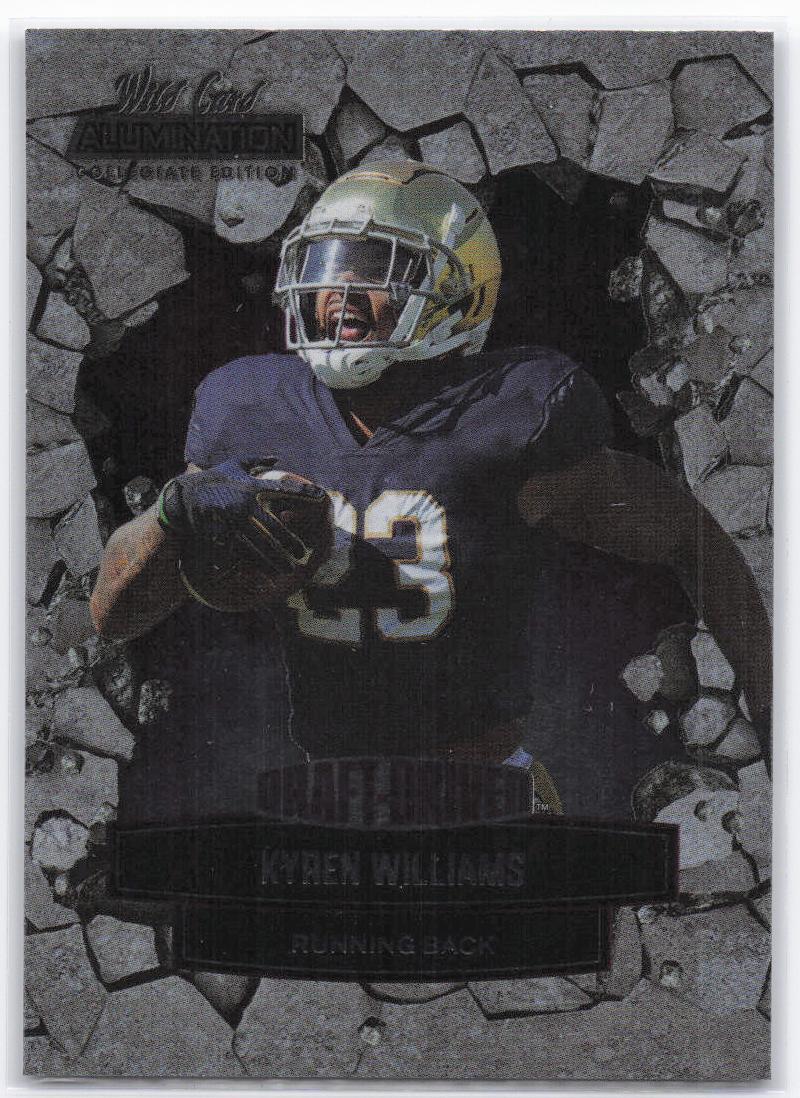 2021 Wild Card Alumination NIL #ANDD-37 Kyren Williams Draft-Driven Green
