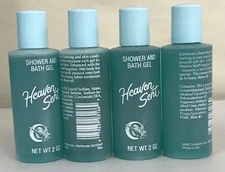 4 HEAVEN SENT  by Mem   Shower & bath gel 2 oz each original + 1 Heaven Sent 0.5