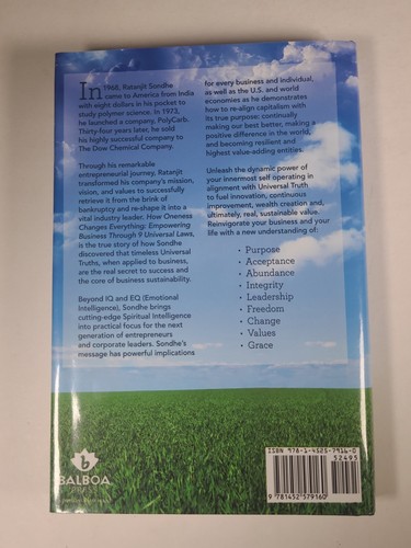 Inscribed How Oneness Changes Everything Empowering Business Through 9 Universal - Picture 2 of 9