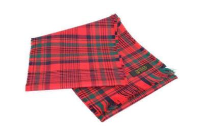 Schottisches Tartan 100 % Wolle einfache volle Fransen Schärpe - Murray von Tullibardine