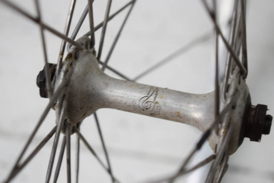 MAVIC MA2, CAMPAGNOLO HUBS, VINTAGE ROAD BICYCLE WHEELSET, 700C, 1980s