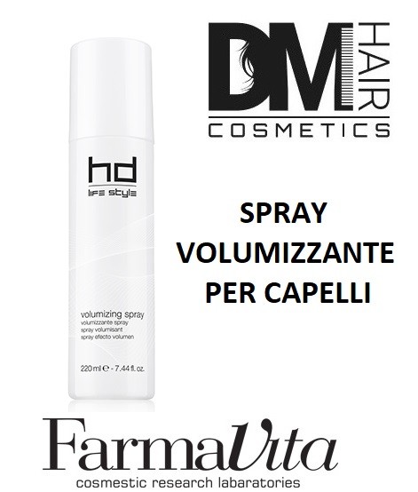 FARMAVITA HD LIFE STYLE VOLUMIZING SPRAY 220ml IDEALE PER PIEGA A PHON BIGODINI