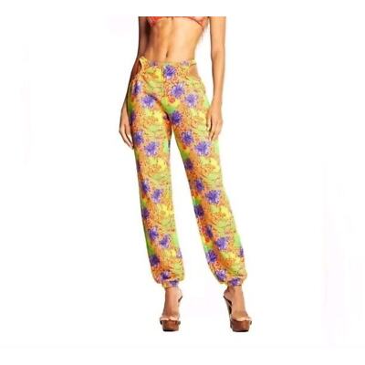 I.AM.GIA High Rise Cut Out Joggers Elastic Waist Multicolor Women's Size S