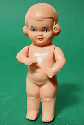 Alte seltene Schildkröt Puppe Schildkrötpuppe 9 Kewpie Püppchen Miniatur Puppen