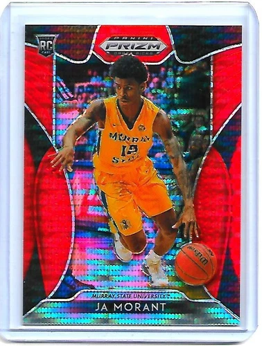 2019-20 Prizm Draft Picks #65 Ja Morant Orange Pulsar 11/20 Raw mint