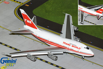 Gemini Jets 1:200 TWA Boeing 747SP (Flaps Down) N58201