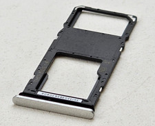 OEM SINGLE SIM Tray microSD Card Holder for Motorola moto e22 XT2239 - Silver